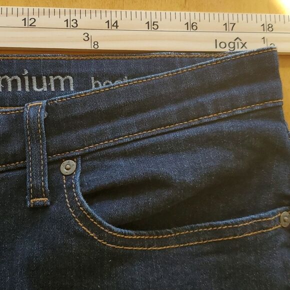 GAP PREMIUM BOOTCUT JEANS DARK WASH SIZE 12 / 31 STRETCH COTTON - Picture 7 of 10